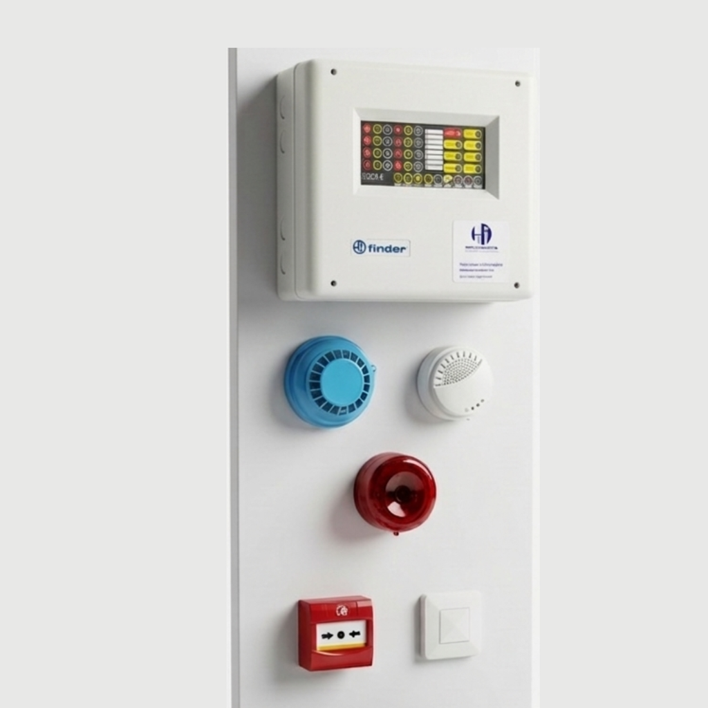 Centrale incendie Conventionelle 8 zones FF CF108 (CE) EN54-2 EN54-4