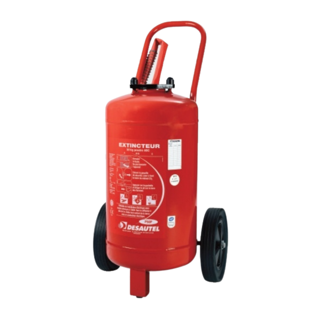 Extincteur mobile à poudre ABC 50 kg