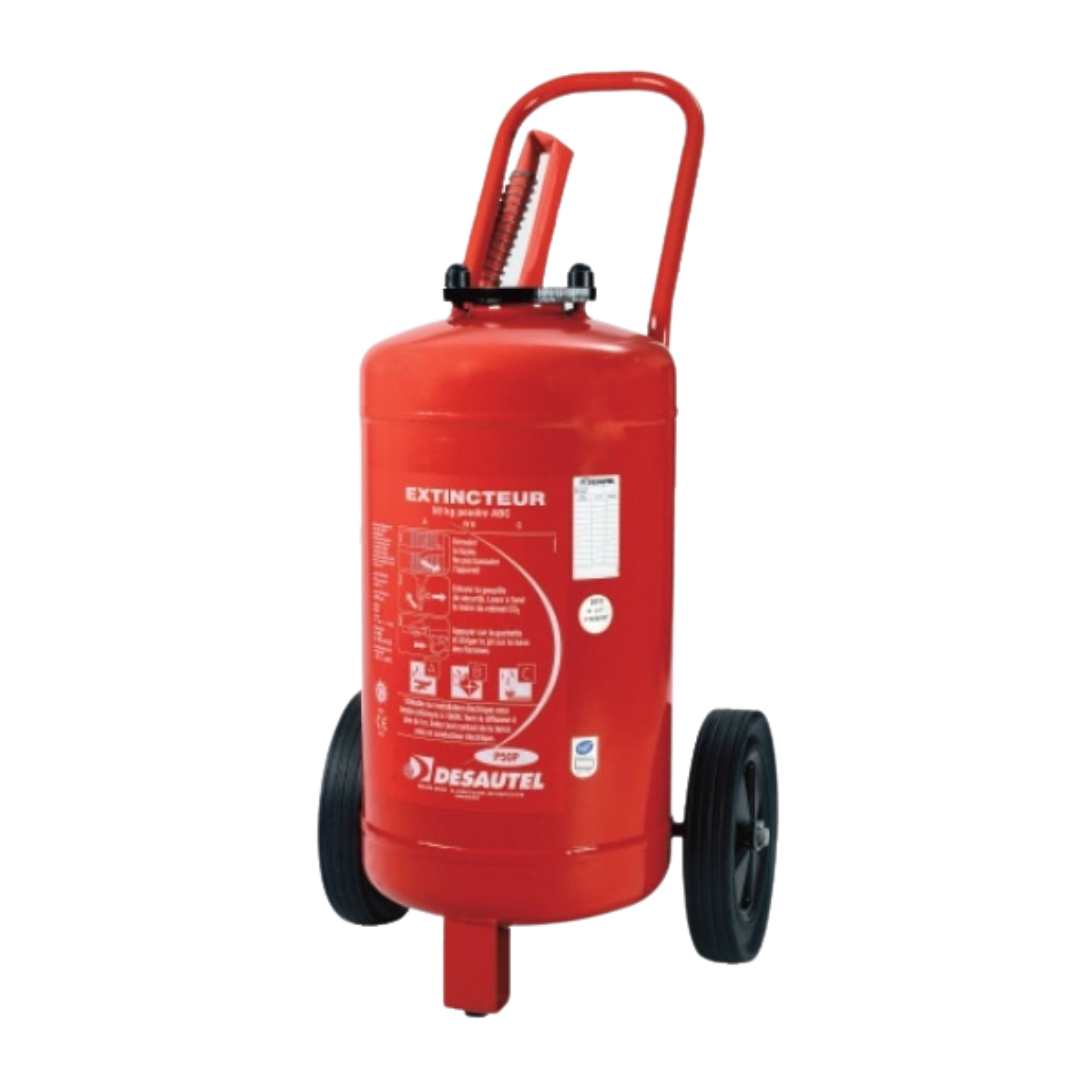 Extincteur mobile à poudre ABC 50 kg