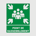 Panneau point de rassemblement