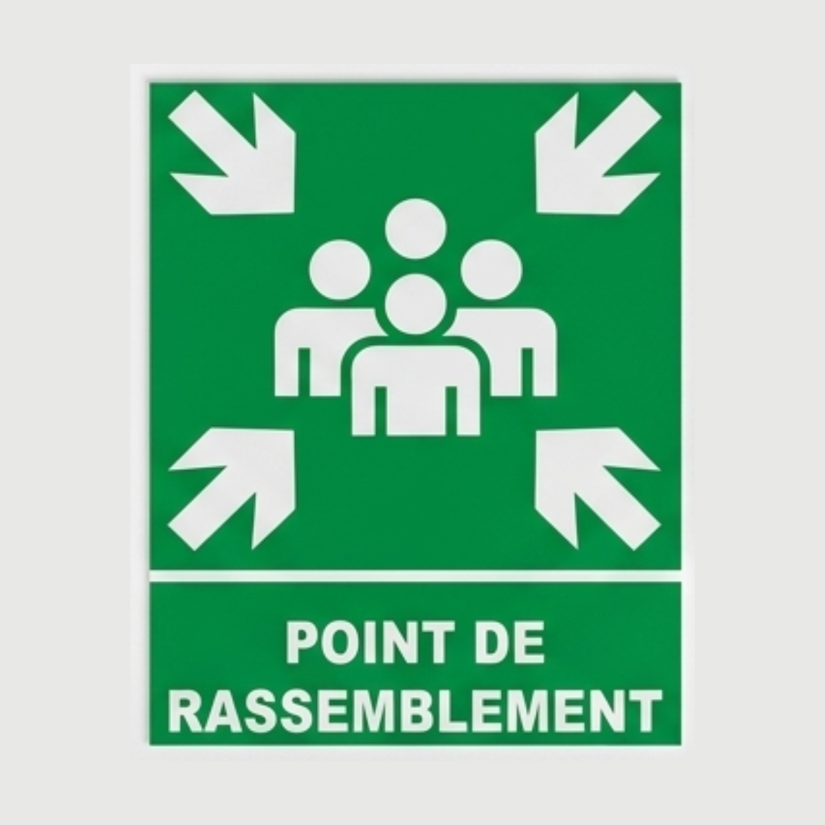Panneau point de rassemblement