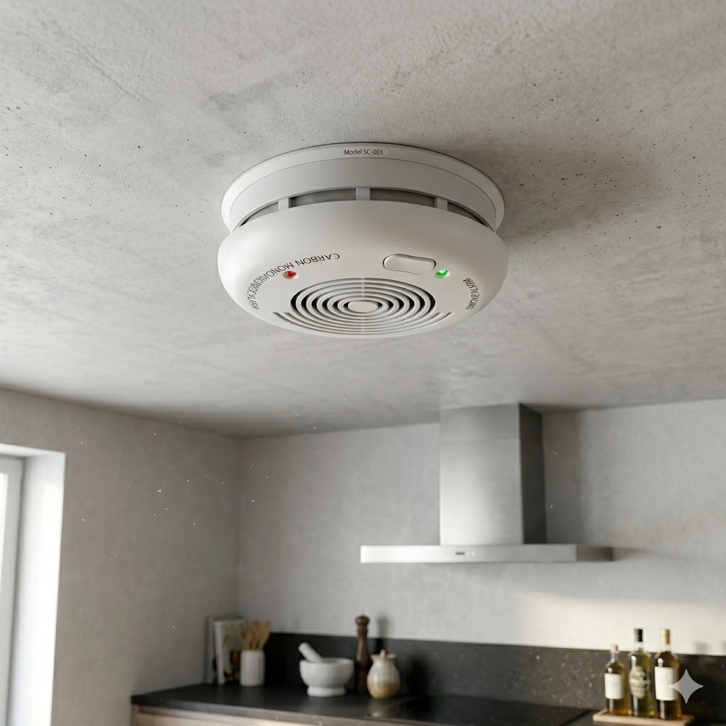 Détecteur Avertisseur de Fumée DAAF, 9V+3x1,5V, RF Linkable, LPCB EN14604 Approved EN14604