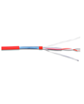 CABLE C2 SYT 1 PAIRE AWG20 ROUGE TOURET DE 500 METRES. 855 f/metre