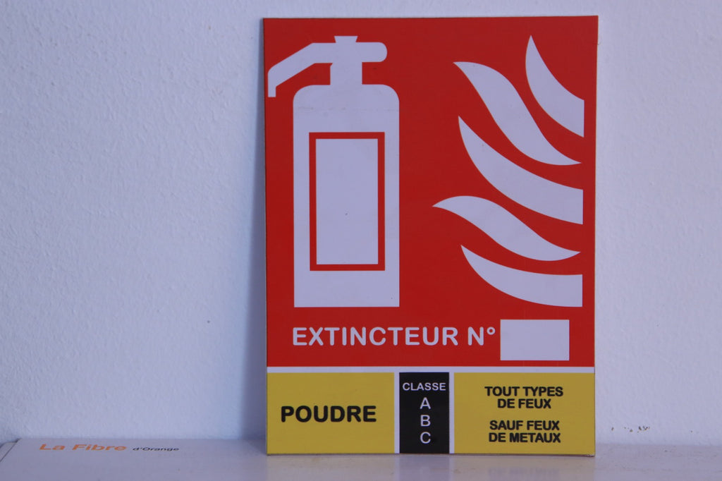 Panneau de signalisation extincteur