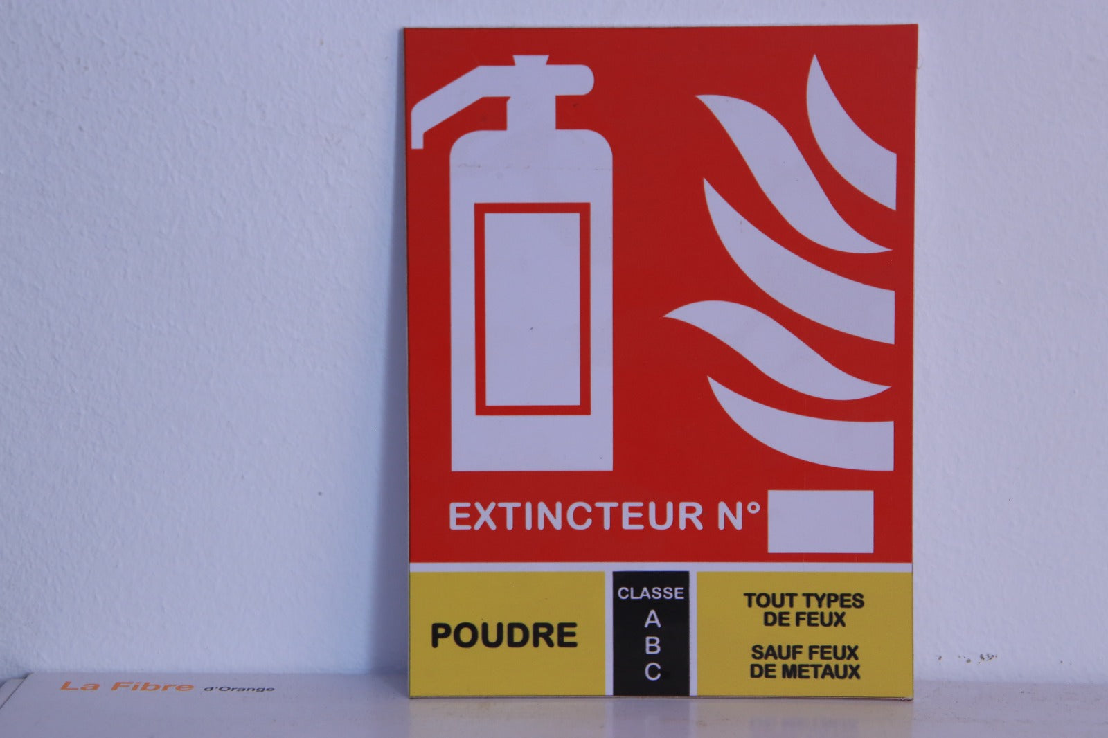 Panneau de signalisation extincteur