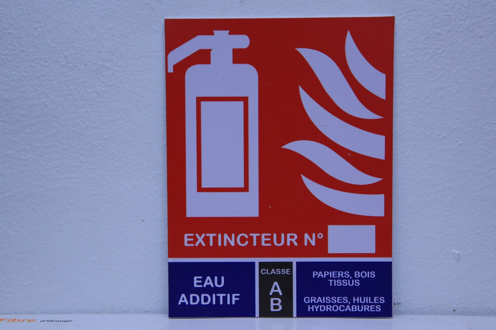 Panneau de signalisation extincteur